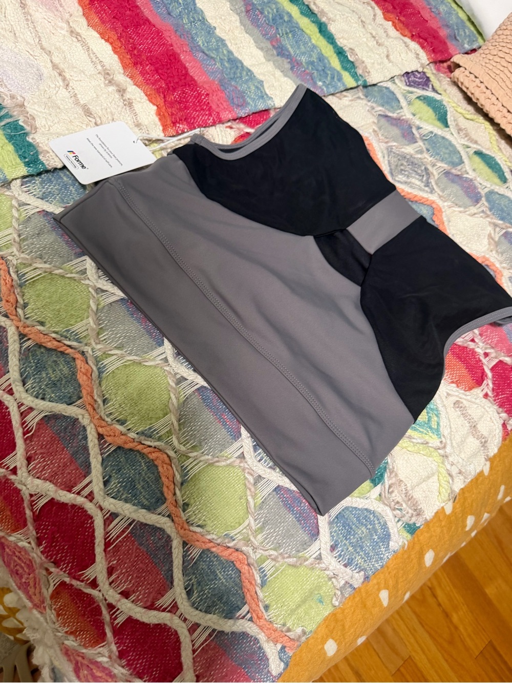Outdoor Voices Forme Sports Bra - Gray - Picture 5 of 7